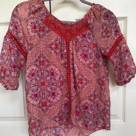 Beautiful Speechless Sheer Blouse - Picture 1 of 9